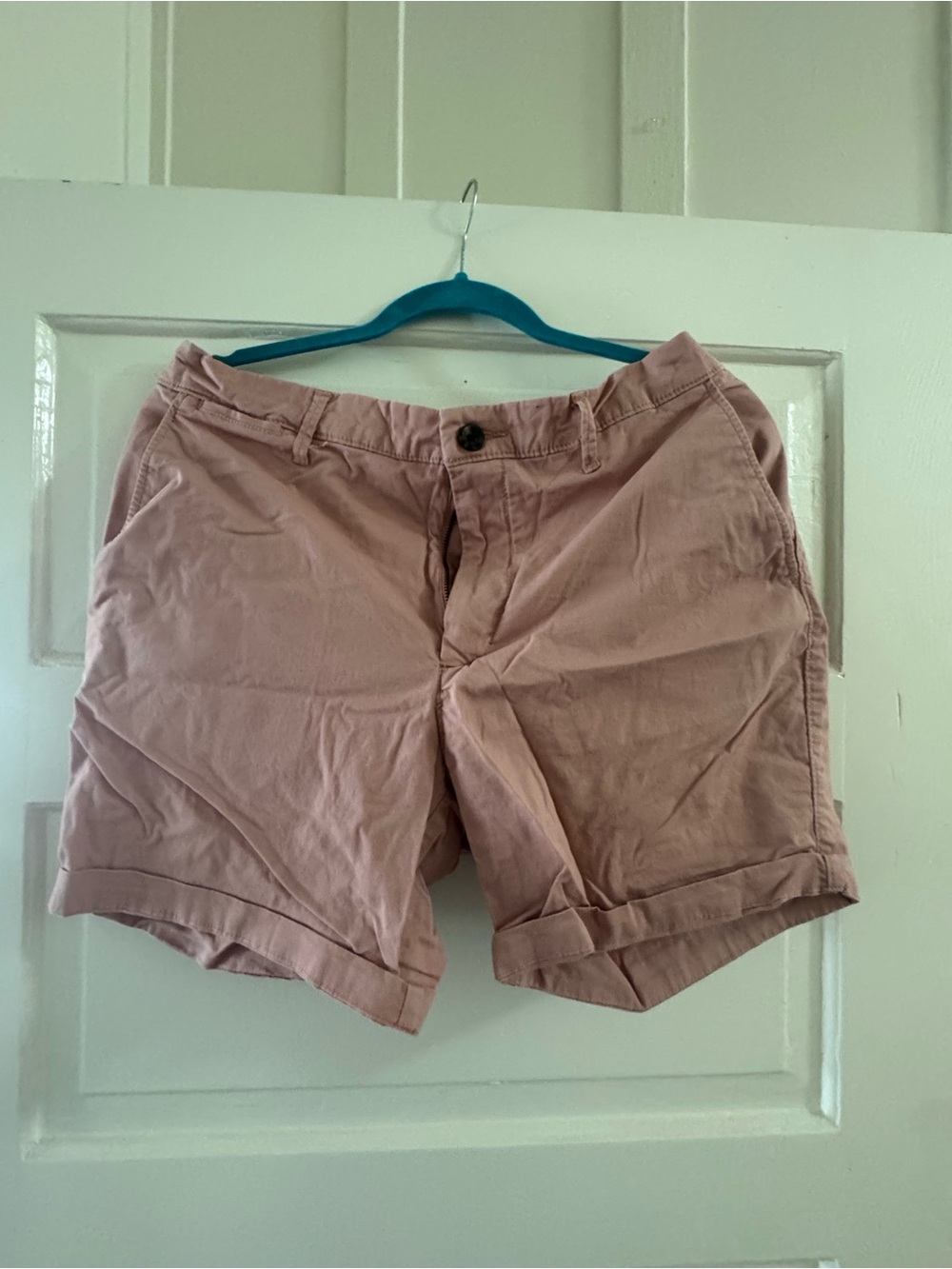 Goodfellow & Co Dusty Pink Flat-Front Chino Shorts